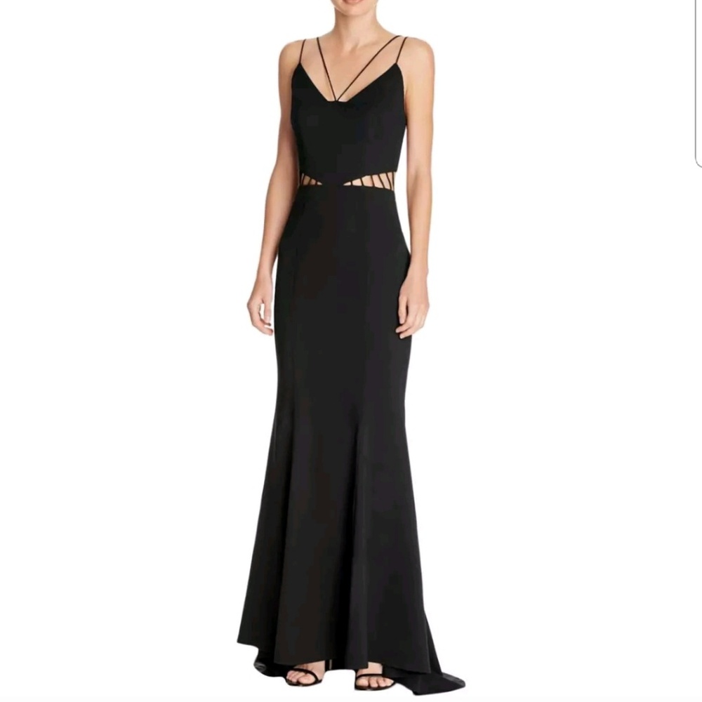 🆕Jarlo Ashley Cut-Out V Neck Dress🖤 Prom Dress🔥